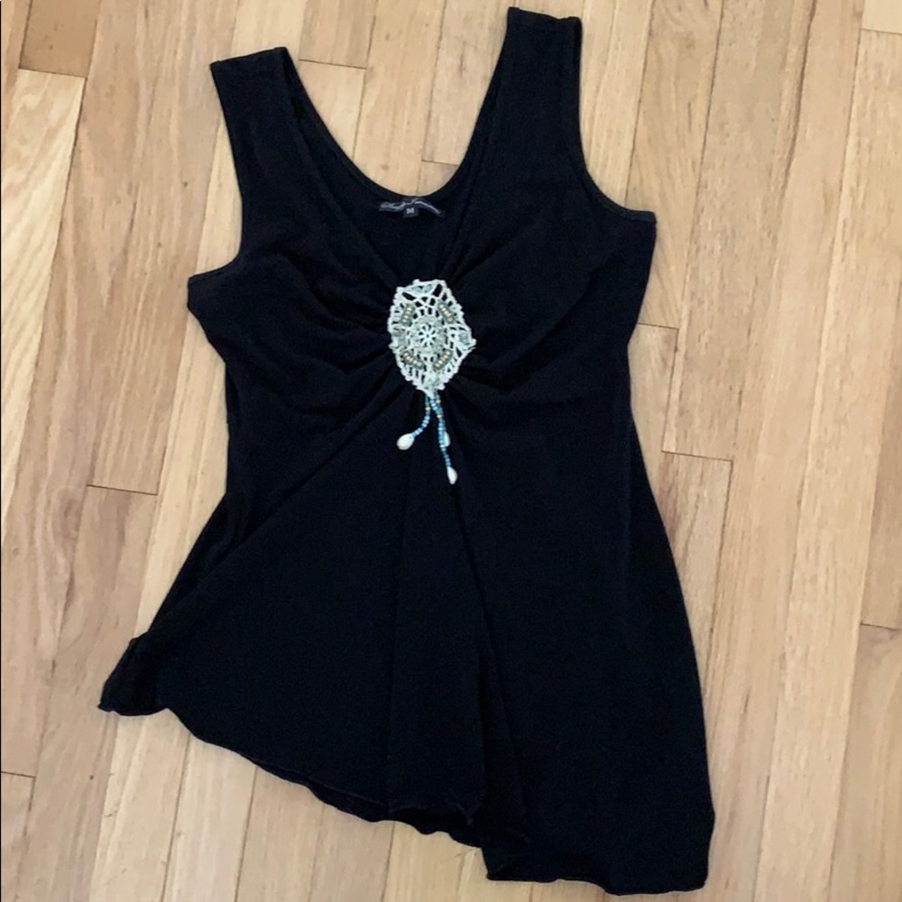 Black Dressy Tank SZ Medium